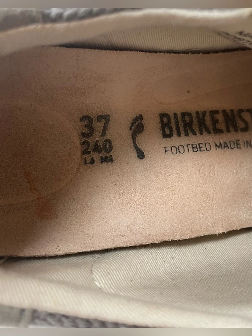 Birkenstock Bend Low Canvas Whale Gray Sneakers Size 37 Women’s 6 Narrow Medium